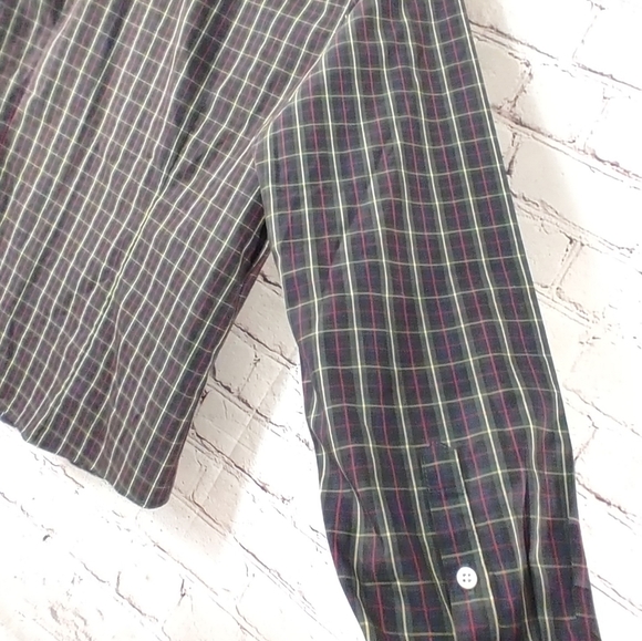 L.L. Bean Womens "Wrinkle Resistant" Celtic Plaid Button Down L - Picture 8 of 15